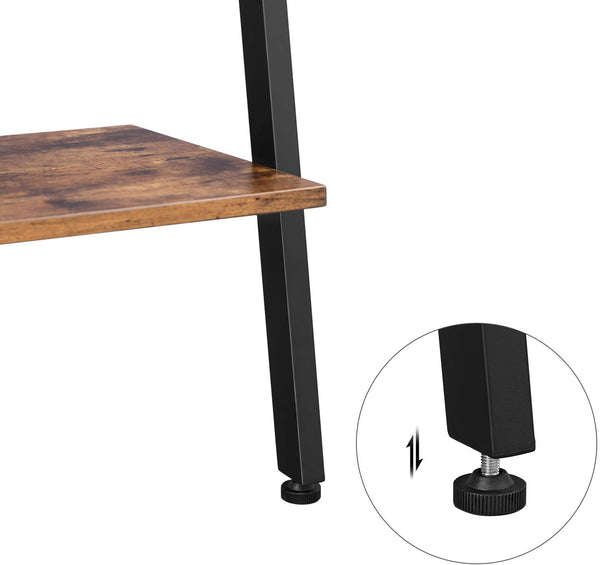 5-Tier Leaning Ladder Shelf, Bookshelf Rack, for Living Room, Kitchen, Office