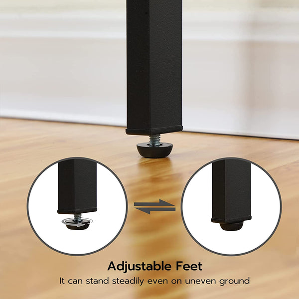 Over The Toilet Storage, 3-Tier Industrial Over Toilet Bathroom Organizer, Bathroom Shelves Over Toilet with Adjustable Feet,