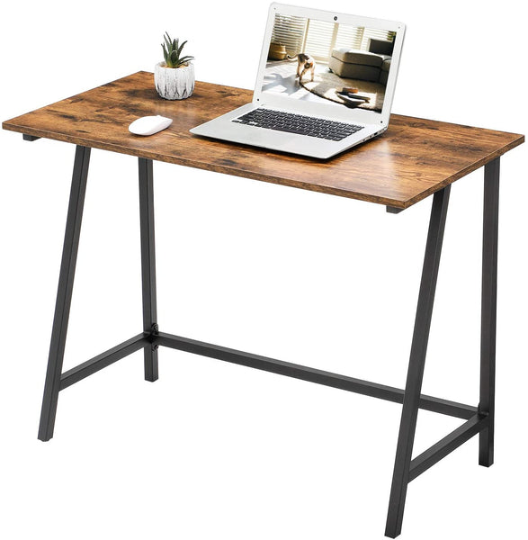 39-Inch Space Saving Computer Desk, Office and Home Study Writing Table