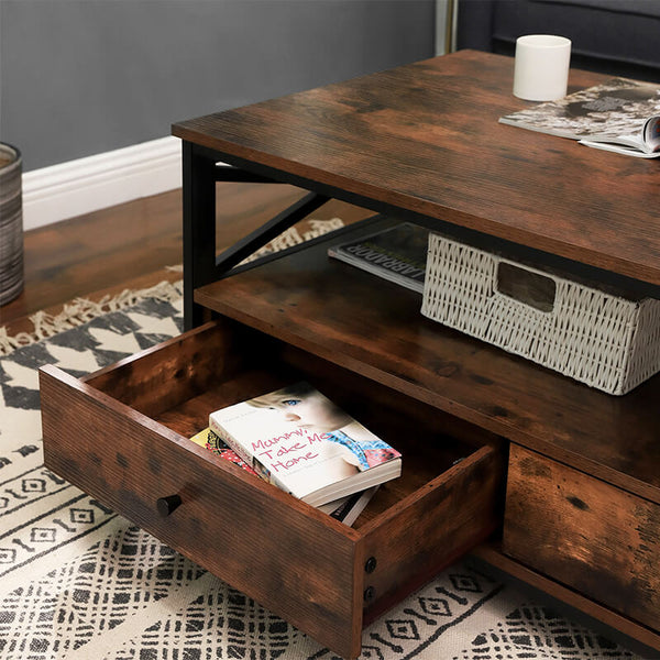 Coffee Table With Drawers