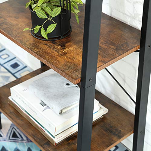 Vintage 4-Tier Ladder Bookshelf