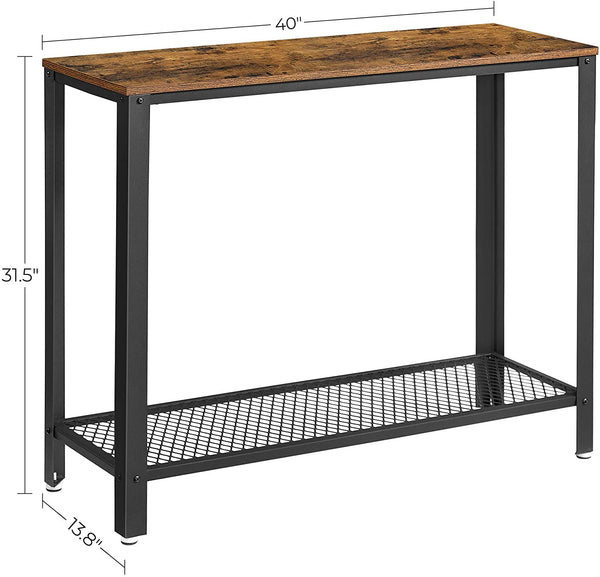 Console Table Sofa Table Metal Frame for Entryway