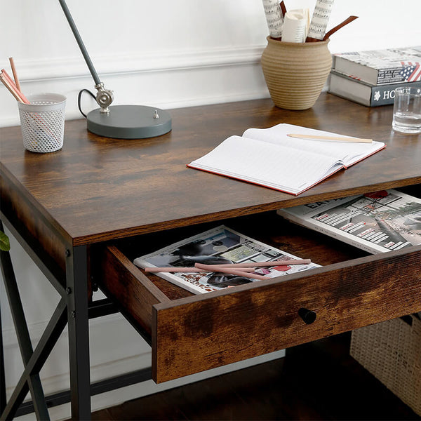 Computer Desk With Shelves